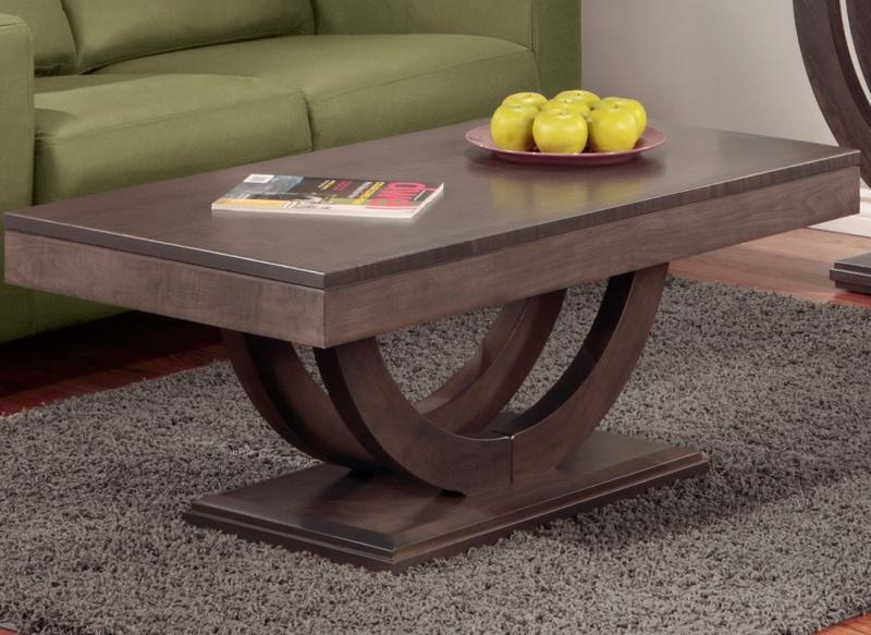 Handstone Living Room Contempo Pedestal Coffee Table PCOP2346 Cozy
